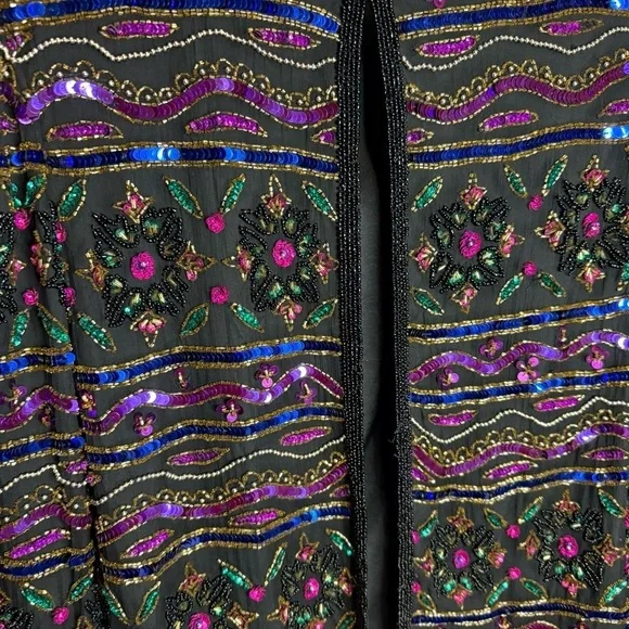 Embroidered Multicolor Jacket - Picture 5 of 12